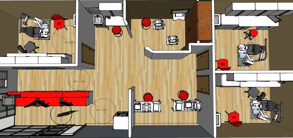 Tigard Eyecare Office Plan 1-Top down